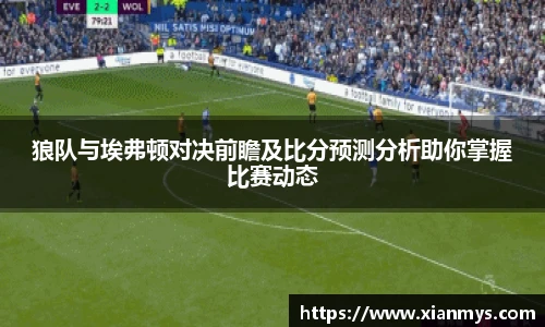 狼队与埃弗顿对决前瞻及比分预测分析助你掌握比赛动态