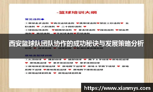西安篮球队团队协作的成功秘诀与发展策略分析